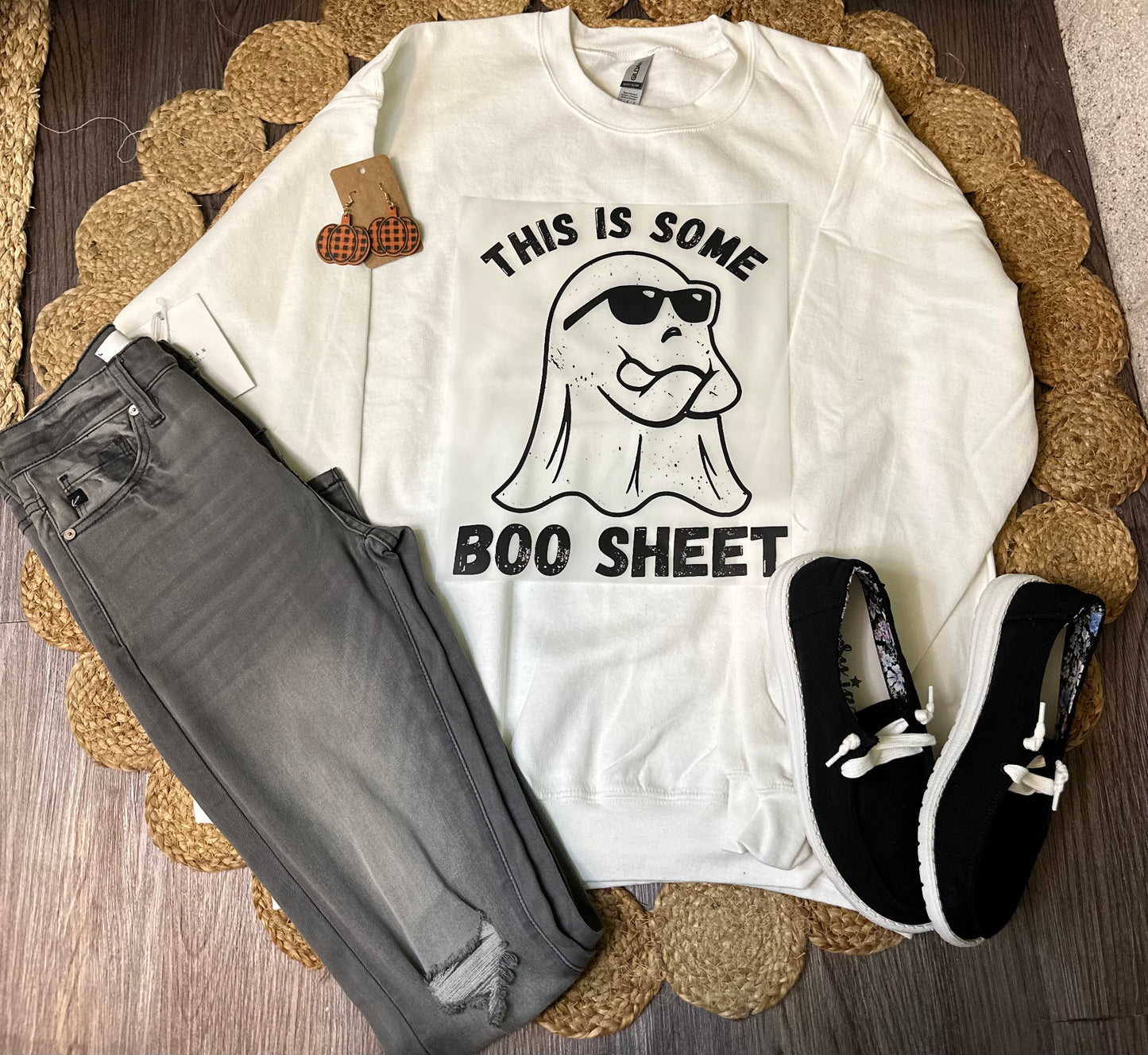 Boo Sheet Crewneck