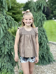 Claire Bell Cow Short Set