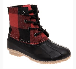 Buffalo Plaid Duck Boots (kids)