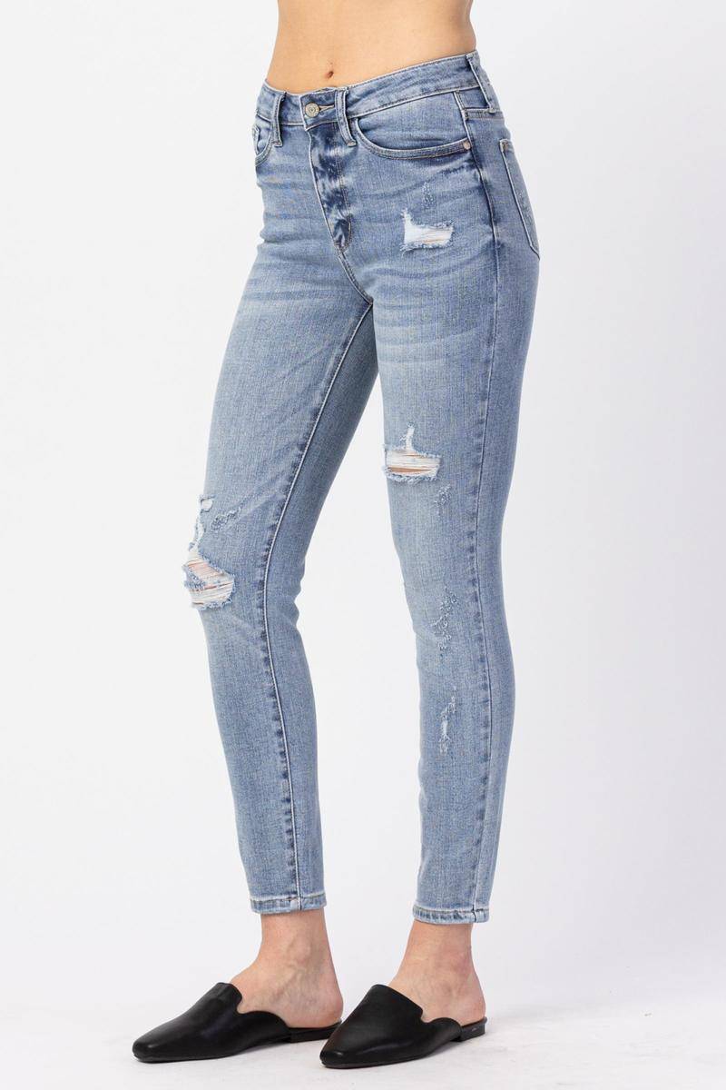 Judy Blue High Waist Minimal Destroy Skinny Jeans