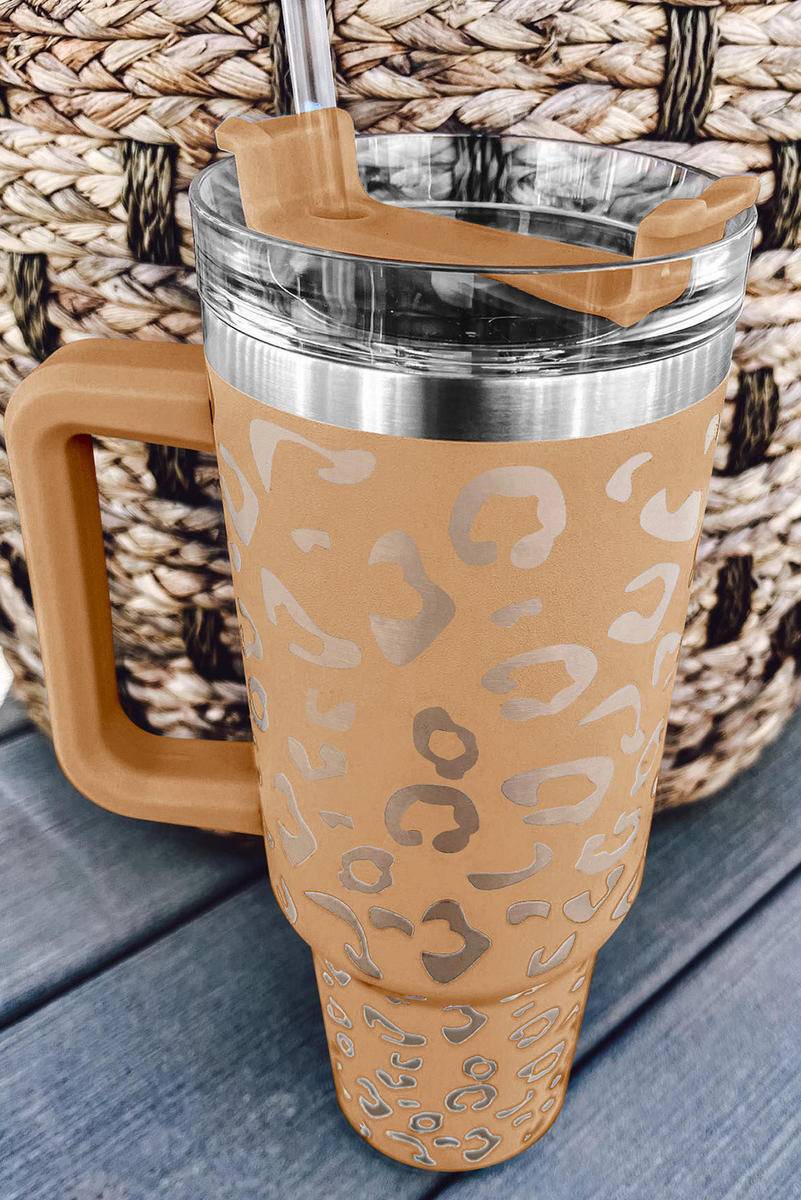 40Oz Leopard Spotted 304 Stainless Double Insulated Tumbler