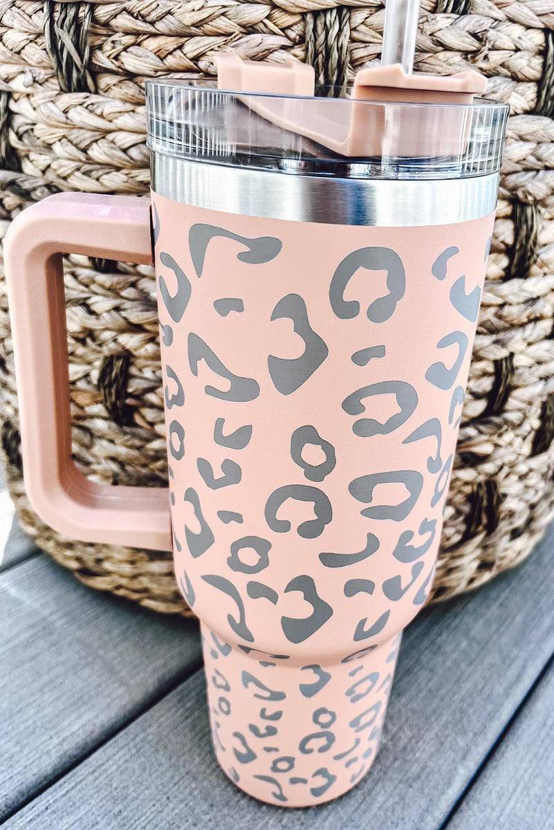 40Oz Leopard Spotted 304 Stainless Double Insulated Tumbler