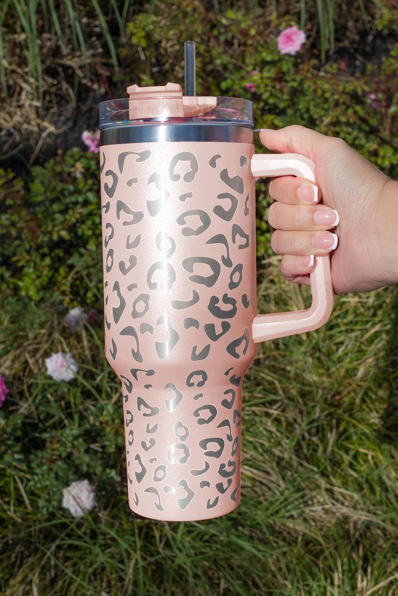 40Oz Leopard Spotted 304 Stainless Double Insulated Tumbler