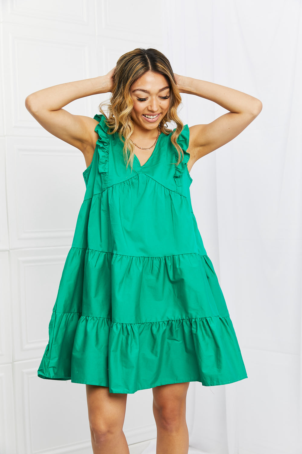 Hailey & Co Play Date Full Size Ruffle Dress