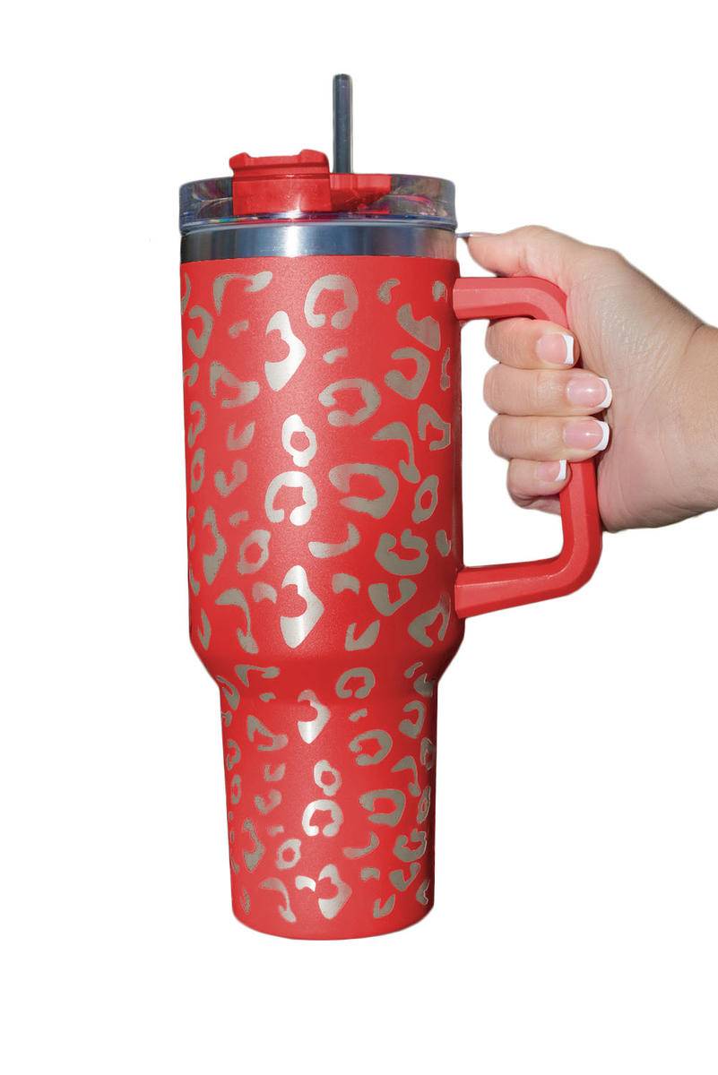 40Oz Leopard Spotted 304 Stainless Double Insulated Tumbler