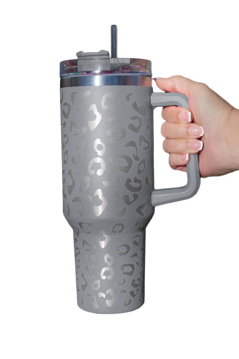 40Oz Leopard Spotted 304 Stainless Double Insulated Tumbler