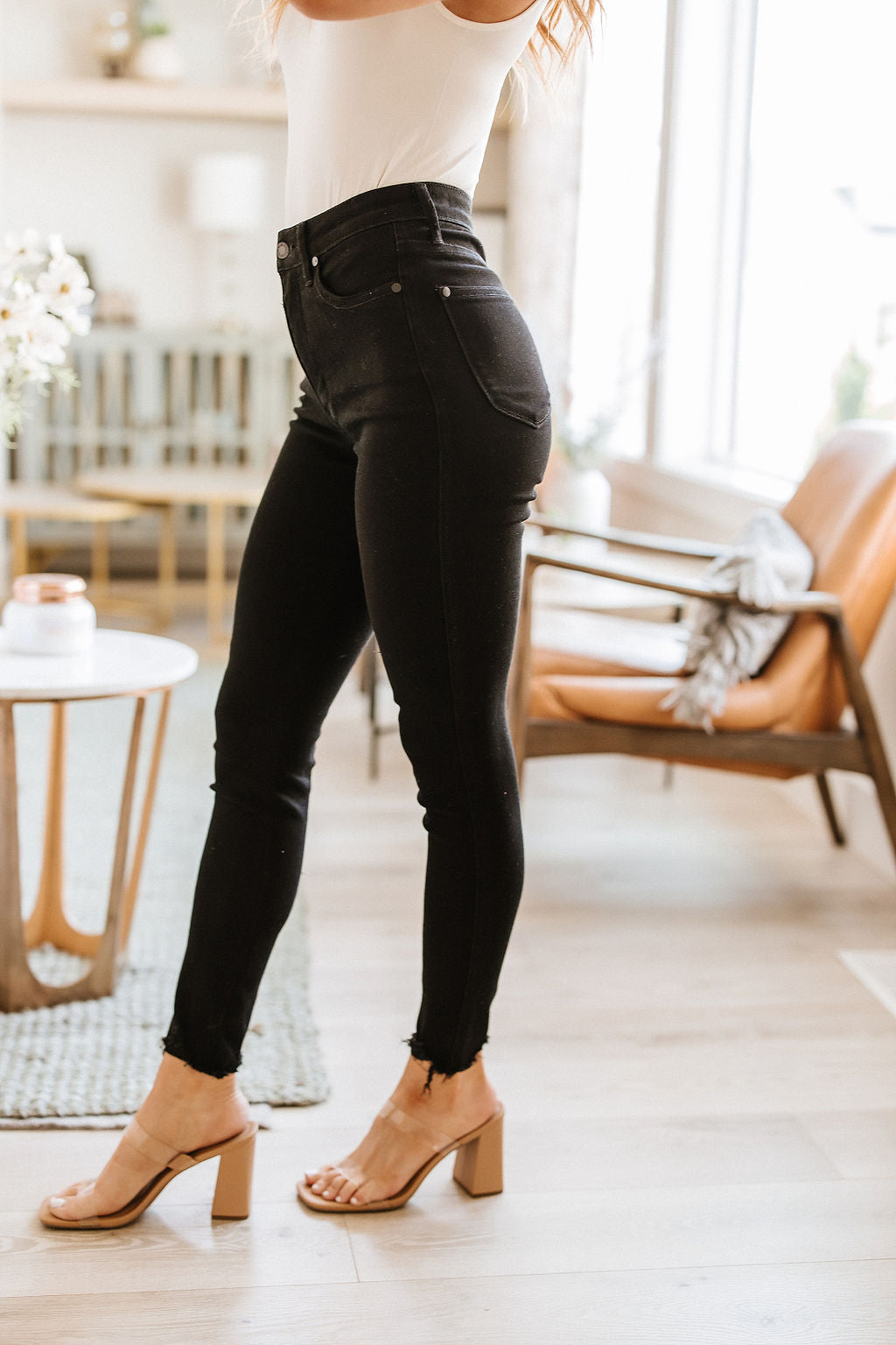 Ebony High Rise Tummy Control Skinny Jeans