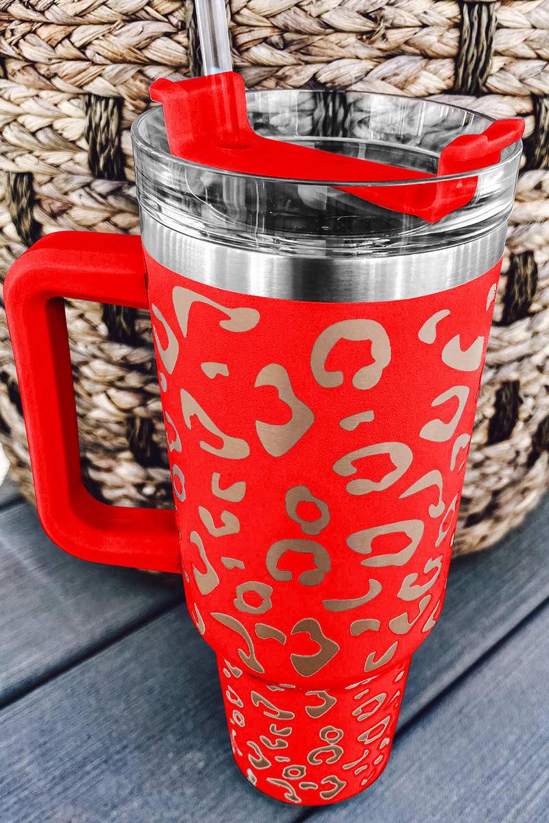 40Oz Leopard Spotted 304 Stainless Double Insulated Tumbler