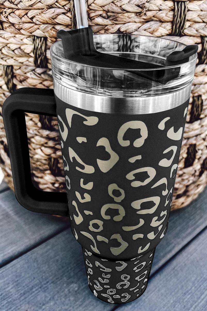 40Oz Leopard Spotted 304 Stainless Double Insulated Tumbler